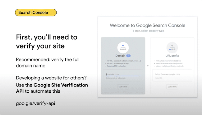 Transcripción de la presentación en Google I/O de las novedades en Search 1 verificación de google search console